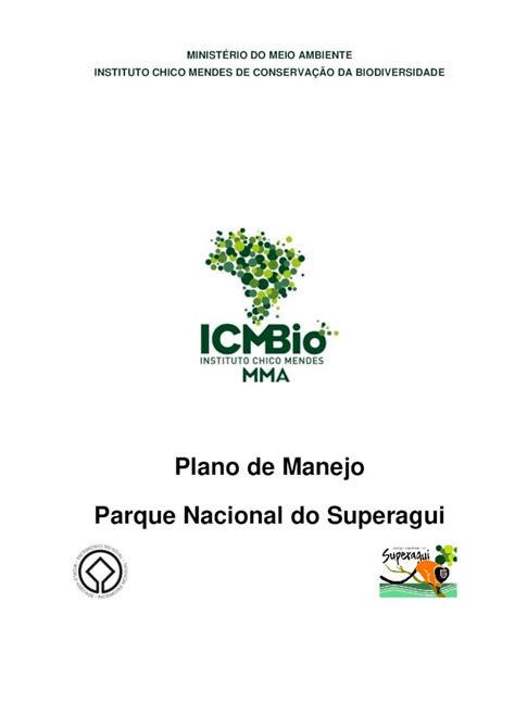 PDF Plano de Manejo Parque Nacional do Superagui COORDENAÇÃO DE