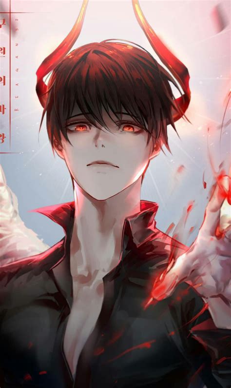 Demon Aesthetic Red Anime Boy Aesthetic Demon Male Boy Guy Chains