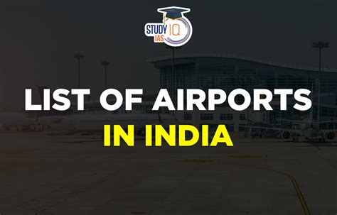 List Of Airports In India Domestic International Airports