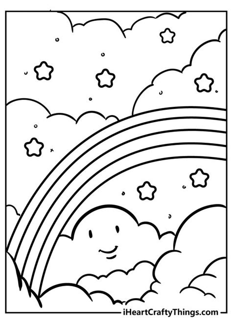 Rainbow Coloring Pages 100 Free Printables