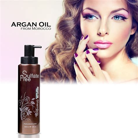 Moroccan Argan Oil Shampoo Sulfate Free Best For Damaged