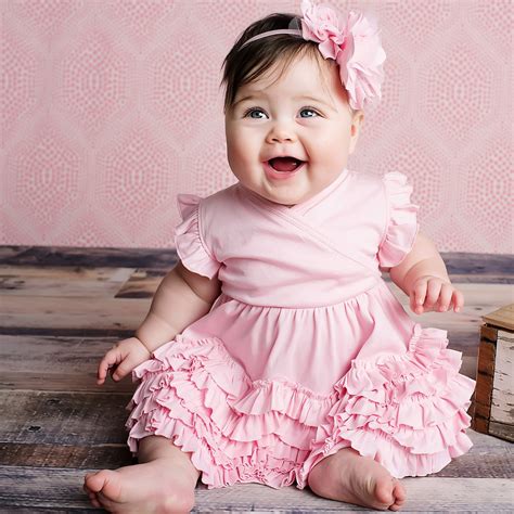 Lemon Loves Layette Mia Dress For Baby And Toddlers In Pink