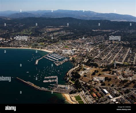 Aerial Photograph Monterey California Stock Photo Alamy