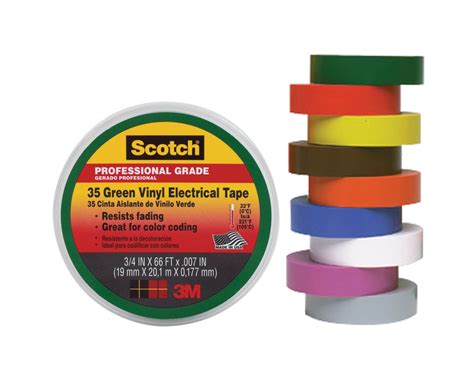 3m 35 Color Code Electrical Tape