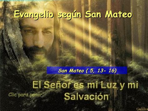 Evangelio San Mateo 5 13 16 Ppt