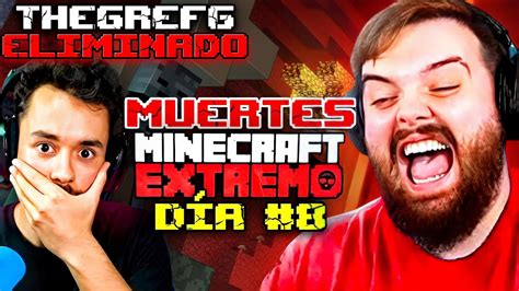 Ibai Reacciona A Las Muertes En Minecraft Extremo Día 8 Youtube