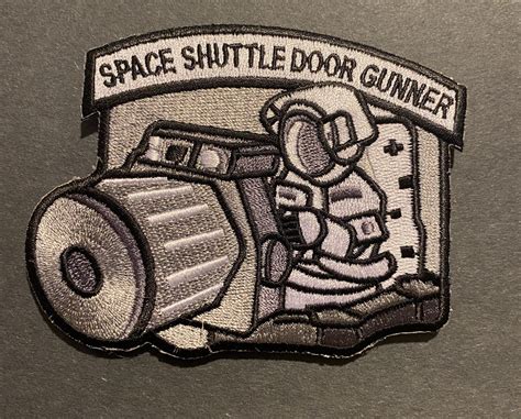 Space Force Door Gunner Morale Patch 325 Sized Etsy