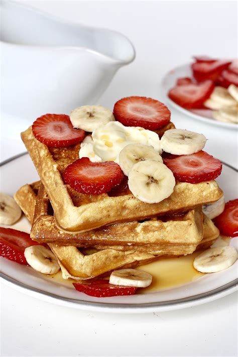 Directions for quick and easy waffles: Classic Crispy Waffles | The BakerMama | Waffles, Waffle ...
