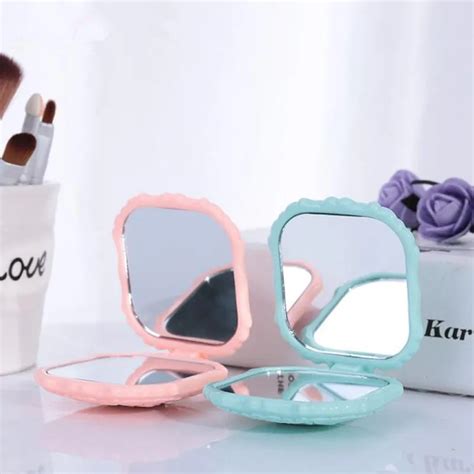 Buy 1pcs Portable Mini Pocket Cute Kawaii Ladies Girls Compact Mirror Cosmetic