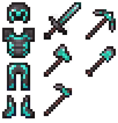 My Take On Netherite Tools And Armor Minecraft