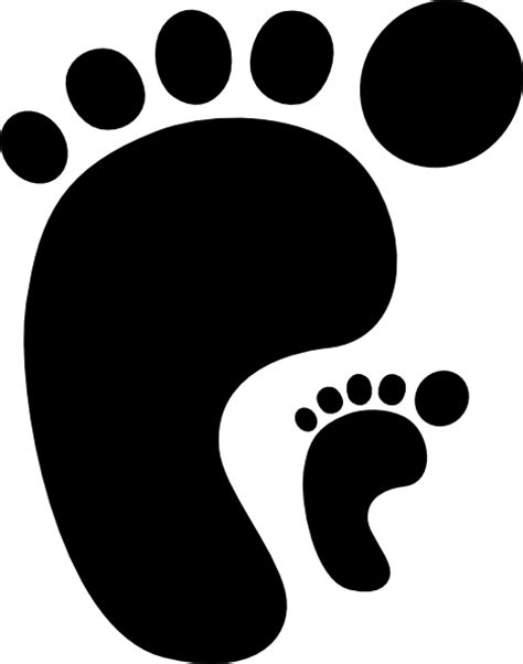 Feet Two Sizes Clip Art At Vector Clip Art Online Royalty