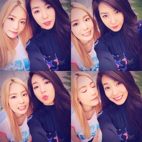 Taeyeon And Tiffany Posed For A Set Of Delightful Selca Pictures Wonderful Generation