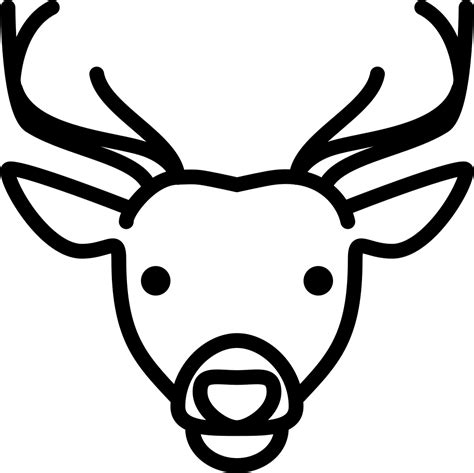 Deer Head Svg Png Icon Free Download (#73530) - OnlineWebFonts.COM
