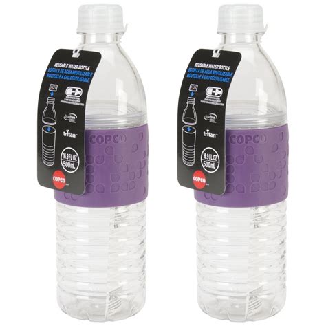 Copco Hydra Sports Water Bottle Non Slip Sleeve Bpa Free 169 Oz 2 Pack