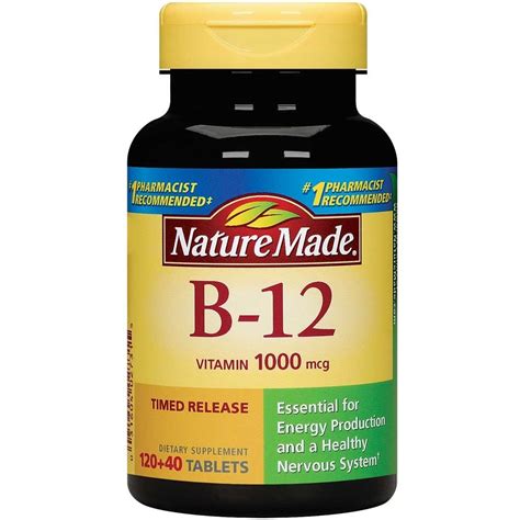 Nature Made Vitamin B 12 Timed Release Tablets Value Size