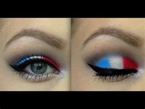This tutorial is for anyone who doesn't want to wear crazy colorful eye shadows on the fourth of july, but still want. Fourth of July 2013 Makeup ♡ Tutorial! - YouTube