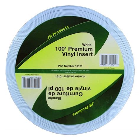 Jr Products® 10121 100 White Vinyl Premium Trim Insert