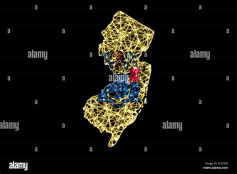 Mapa De New Jersey Fotos e Imágenes de stock Alamy