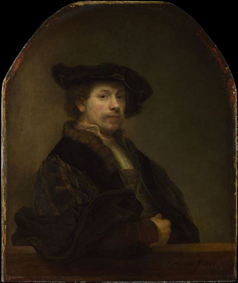 Rembrandt Van Rijn Zelfportret Op 34 Jarige Leeftijd 1640 National