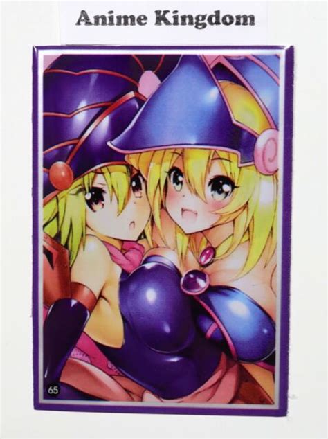 Anime Sleeves 50 X Sleeve Card Protector Gagaga And Dark Magician Girl Ebay