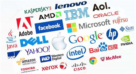 technology logos in business dumube