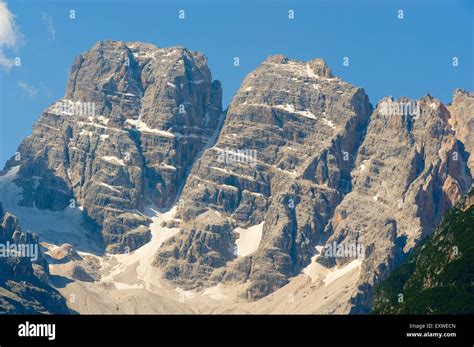 Monte Cristallo Dolomites Italy Stock Photo Royalty