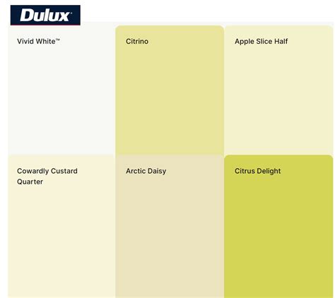 Yellow Green Paint Colors From Dulux Interiors By Color