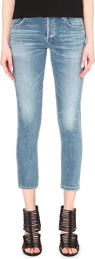 Citizens Of Humanity Elsa Slim Mid Rise Jeans In Blue Save 74 Lyst