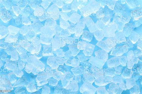 Winter Blue Ice Cube Texture Background Stock Photo Download Image