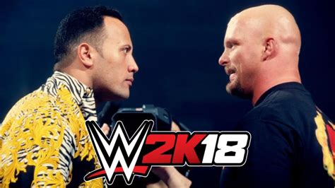 Wwe 2k18 The Rock Vs Stone Cold Epic Showcase Match Ps4 Xbox One