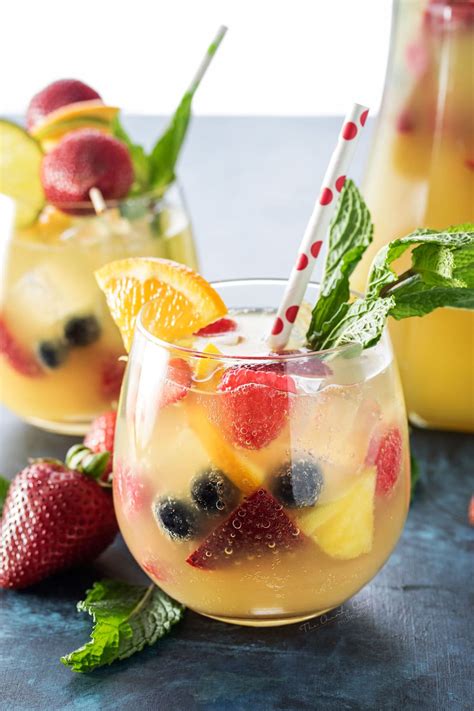 Fizzy Pineapple Punch The Chunky Chef