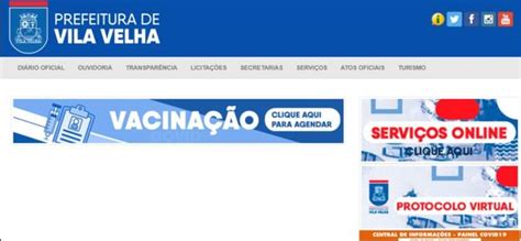 O evento, além de ampliar a cobertura vacinal facilitará o atendimento das pessoas que trabalham ou estudam durante todo o dia, além de desafogar ainda mais a procura nas unidades de saúde nos. Site de Vila Velha apresenta falhas para agendamento de vacinação contra Covid-19 | A Gazeta