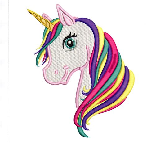 Embroidery Designs Unicorn Cute Unicorn Set of 2 5x7 and 4x4 | Etsy ...