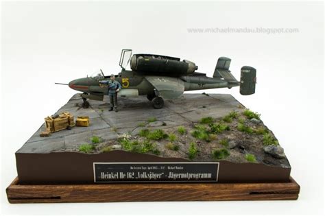 Verzameling door klaas bakker • 3 weken geleden laatst bijgewerkt. Heinkel He162 - Jägernotprogramm | Military diorama, Plane design, Diorama