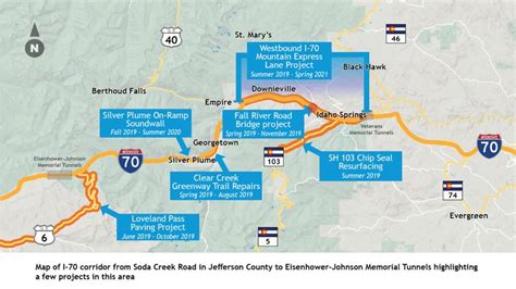 I 70 Mountain Corridor Veterans Memorial Tunnels To Continental Divide