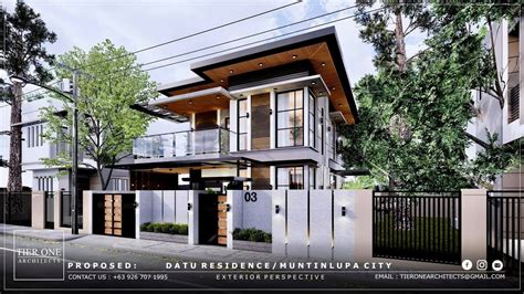 Datu Residence 150 Sqm House Design 150 Sqm Lot Tier One