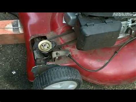 Check it out, smooth off debris. Wheels Locked-Up! Self-Propelled Lawn Mower Fix - YouTube