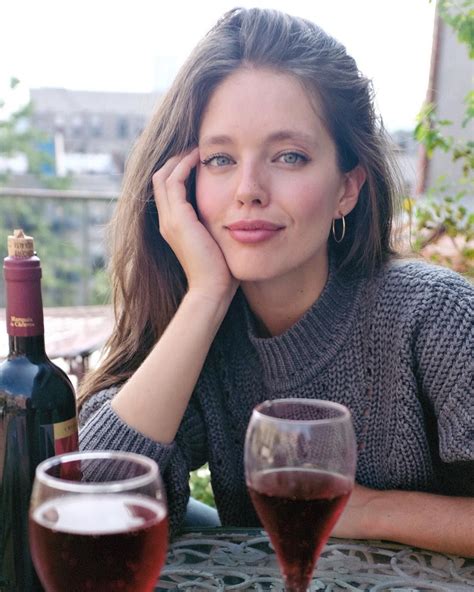 Image May Contain 1 Person Sitting Drink Outdoor And Closeup Emily Didonato Most