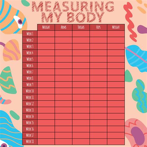 Printable Weightloss Chart Customize And Print