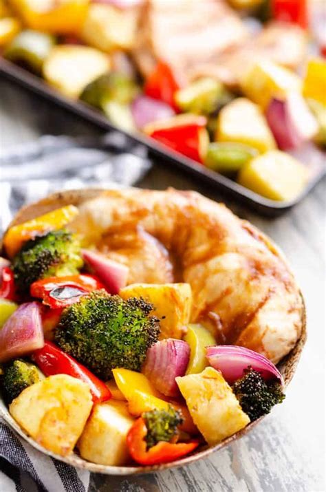 Pineapple Teriyaki Chicken Sheet Pan Recipe Healthy Meal Prep