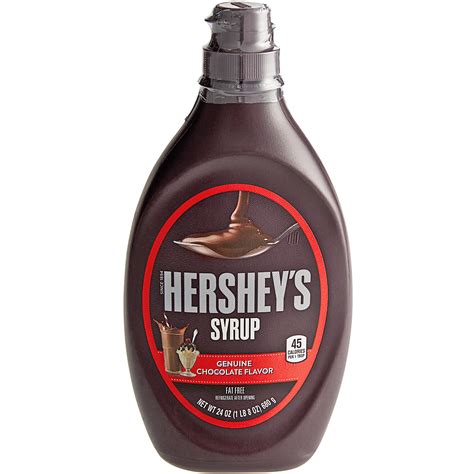 Hersheys Chocolate Syrup 24 Oz Bottle Webstaurantstore