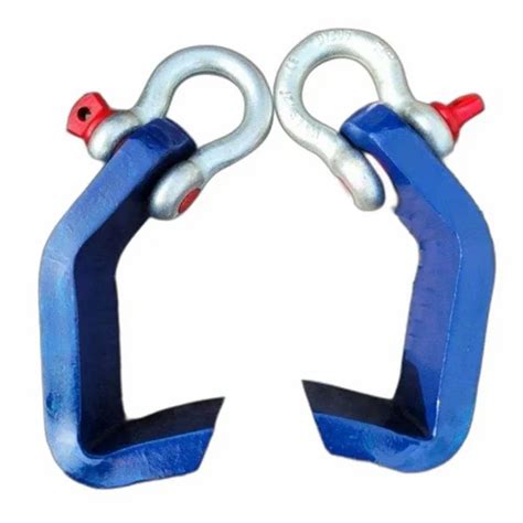 Bluesilver And Red Mild Steel Plate Lifting Hooks Sizecapacity 1