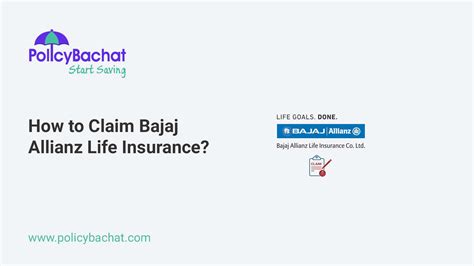 How To Claim Bajaj Allianz Life Insurance Policybachat