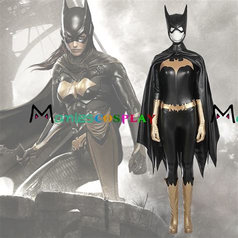 Batgirl Batwoman Kate Kane Costume Cosplay Jumpsuit Cloak Outfit