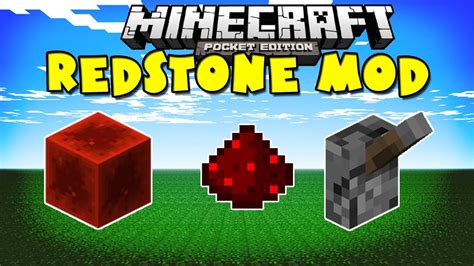Now more than 60 types of weapons will be available in your game: 0.10.5 Redstone MOD! - Minecraft Pocket Edition - YouTube