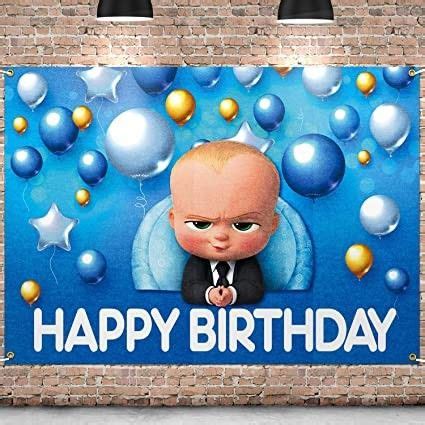 Daisy Celebrates Boss Baby Birthday Party Printable Files Baby Boy
