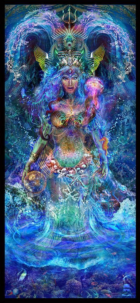 Rán The Water Goddess Elemental Series Goddess Art Goddess