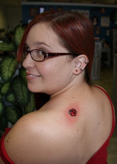 Beautiful, sexy, hot side tattoos for girls. Beautiful Ladybug Tattoo Designs For Girls