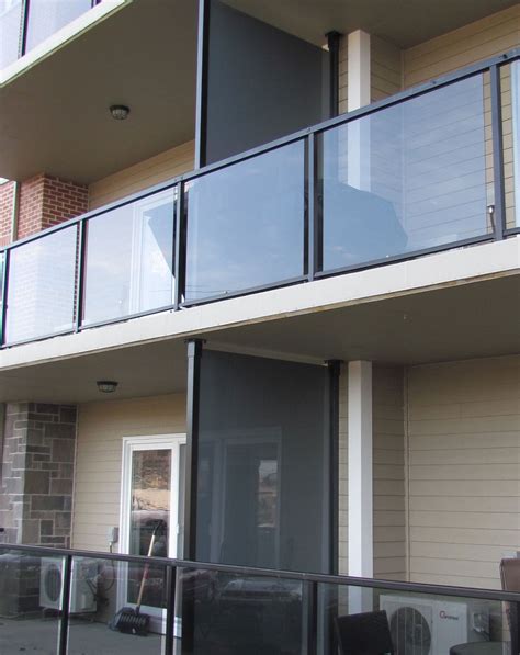 Tinted Glass Balcony Privacy Panels Excell Railings