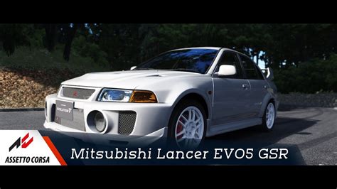 Assetto Corsa Mitsubishi Lancer EVO 5 GSR Gunma Gunsai Touge